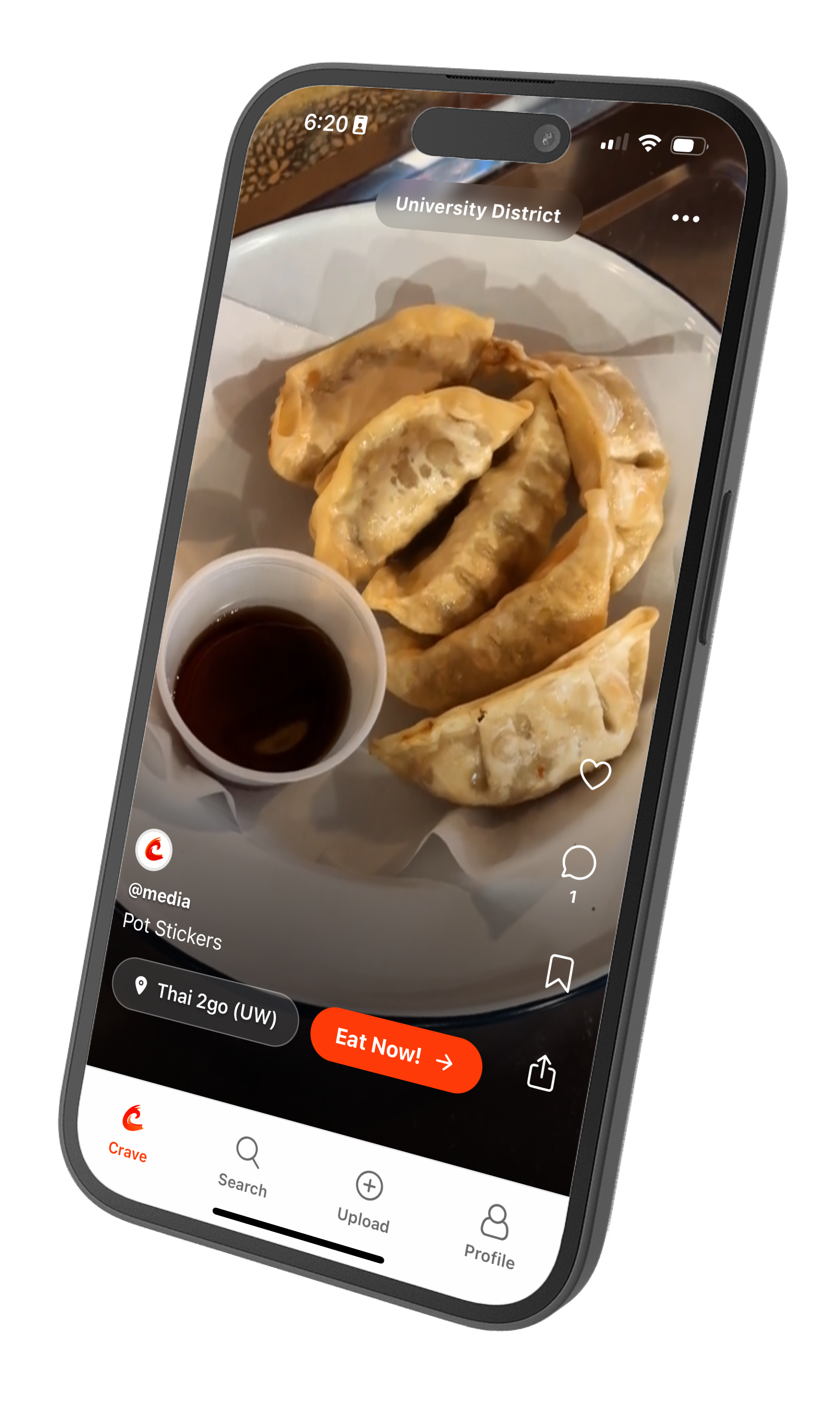 Crave app preview